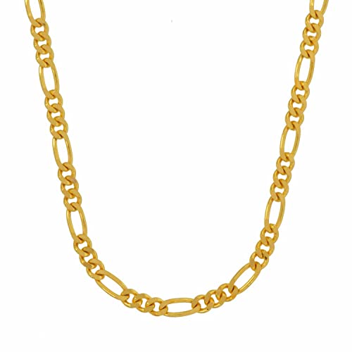 2,2 mm 55 cm 585-14 Karat Gold Halskette Figarokette massiv Gold hochwertige Goldkette 6,1 g von hoplo holzenplotz