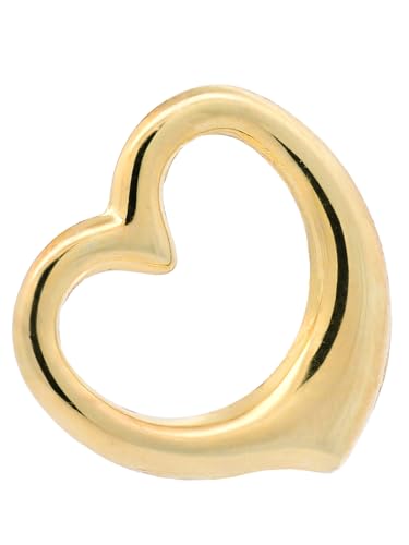 Kettenanhänger Gold Anhänger Swingheart massiv 333-8 Karat Gold von hoplo holzenplotz