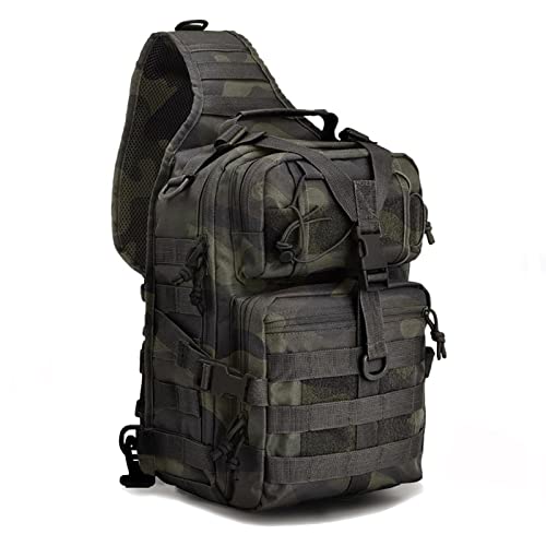 hopopower Taktische Schultertasche, Militär-Rover-Schulterrucksack, EDC Assault Range Tasche, wasserabweisend hopopower Taktische Schultertasche, Militär-Rover-Schulterrucksack, EDC Assault Range Tasche, wasserabweisend von hopopower