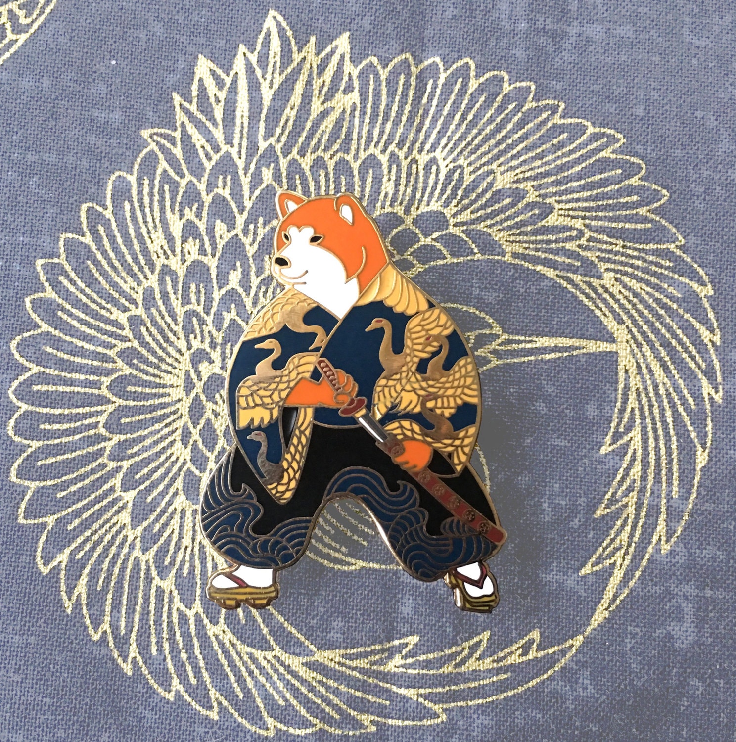 Shiba Inu Samurai Emaille Pin-Shiba Inu-Hund Pin-Hunde Geschenk-Samurai-Japan Pin-Emaille Pin-Kawaii Shiba Inu Samurai Emaille Pin-Shiba Inu-Hund Pin-Hunde Geschenk-Samurai-Japan Pin-Emaille Pin-Kawaii von horsefiddlepress