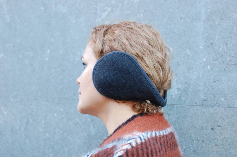 Graue Wolle Ohrabdeckung Für Weihnachtsgeschenk von hotearwarmer