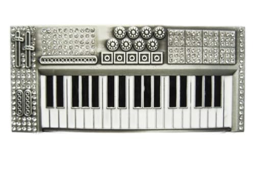 hotrodspirit Gürtelschnalle Klavier Synthesizer Tanz Musik Strass, mehrfarbig, Einheitsgröße hotrodspirit Gürtelschnalle Klavier Synthesizer Tanz Musik Strass, mehrfarbig, Einheitsgröße von hotrodspirit