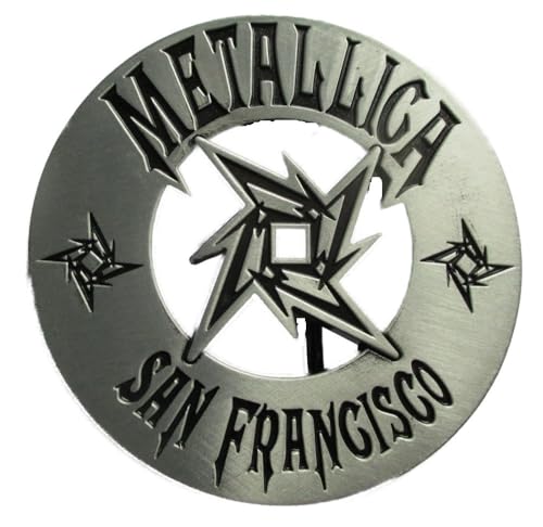 hotrodspirit - Gürtelschnalle Metallica San Francisco rund Hart Rock Band Unisex, mehrfarbig, Einheitsgröße hotrodspirit - Gürtelschnalle Metallica San Francisco rund Hart Rock Band Unisex, mehrfarbig, Einheitsgröße von hotrodspirit