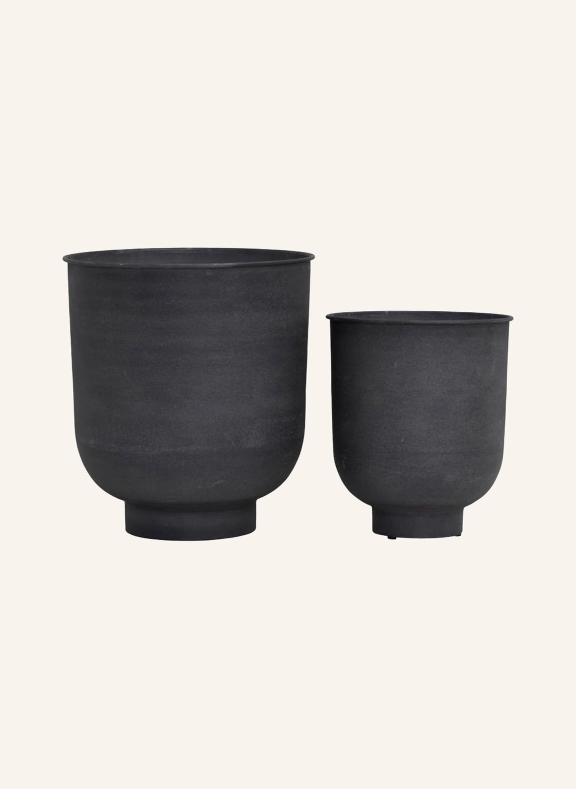 House Doctor 2er-Set Blumentöpfe Vig grau House Doctor 2er-Set Blumentöpfe Vig grau von house doctor