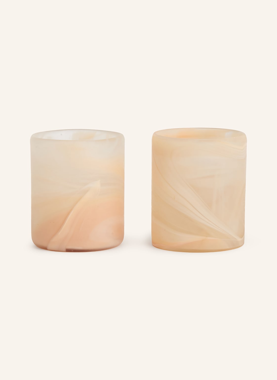 House Doctor 2er-Set Teelichthalter Hdkae beige von house doctor