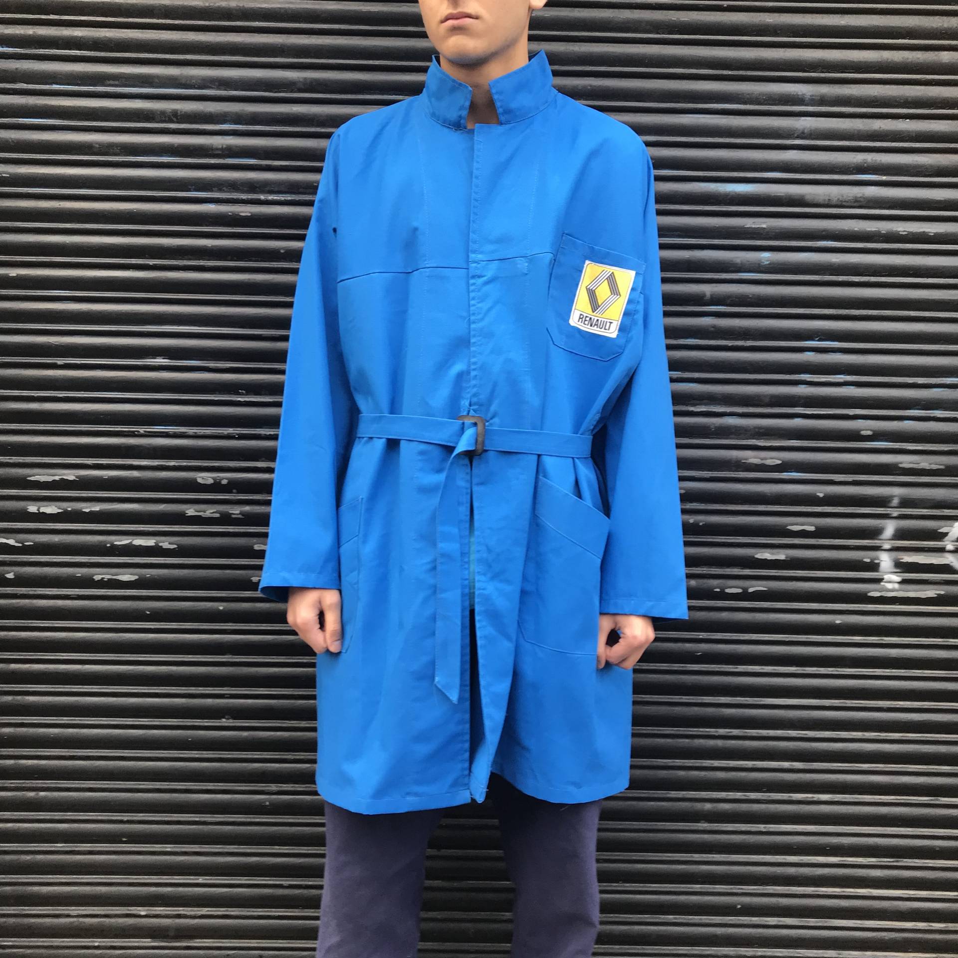 Lange Blaue Workwear Jacke. Xl Renault Lange Blaue Workwear Jacke. Xl Renault von houseofceleste