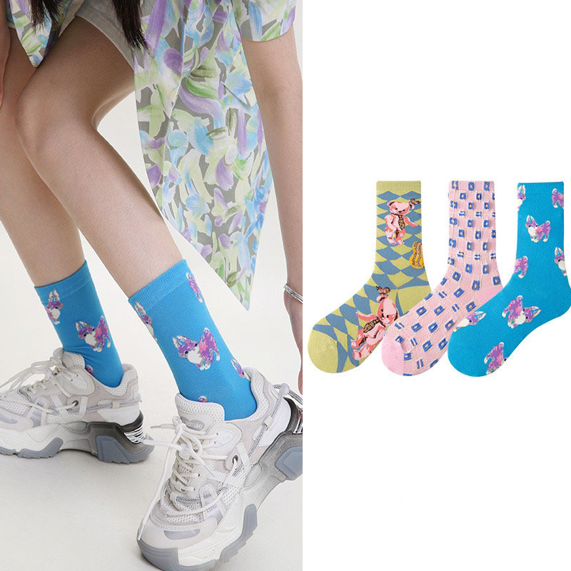 Bunte Coole Socken Im 3Er Set in 2 Varianten Bunte Coole Socken Im 3Er Set in 2 Varianten von houseofwildsocks