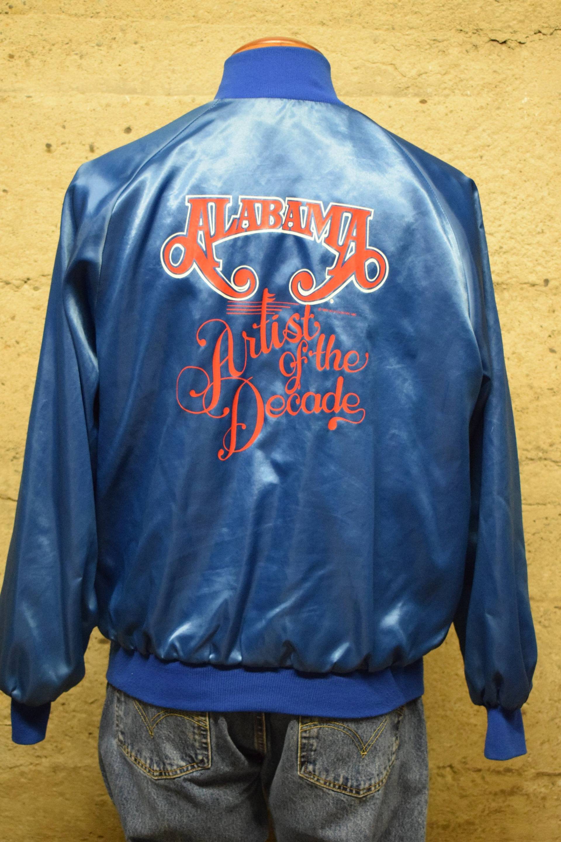 Vintage 80Er Jahre Alabama Satin Tour Jacke Large 1989 Vintage 80Er Jahre Alabama Satin Tour Jacke Large 1989 von hovClassics