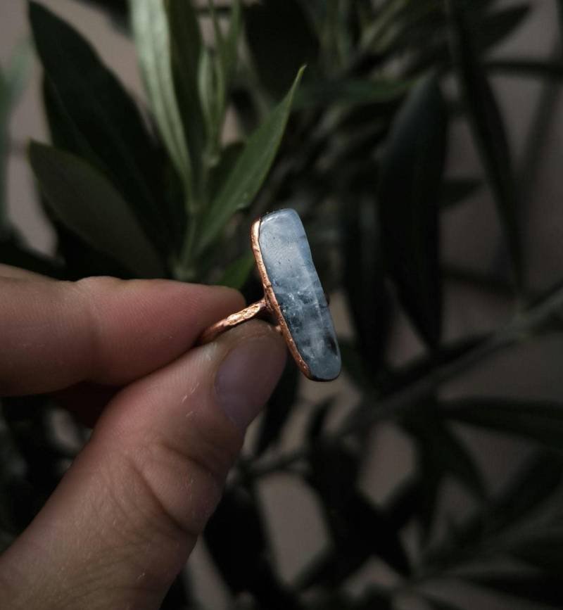 Aquamarinring, Aquamarin, Us 6, Statementring, Edelsteinring, Kristallring, Boho, Verlobungsring, Raw Aquamarine Ring, Crystal Ring Aquamarinring, Aquamarin, Us 6, Statementring, Edelsteinring, Kristallring, Boho, Verlobungsring, Raw Aquamarine Ring, Crystal Ring von howlingwolfjewellery