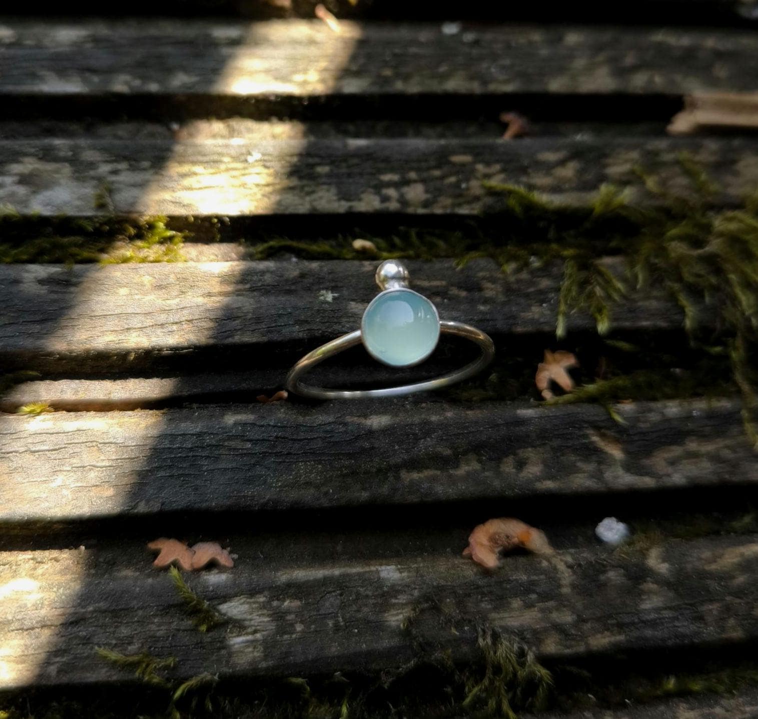 Chalzedon Ring, Us 6.75, Faceted Chalcedony, Stacking Ring, Gift For Her, Engagement Sterling Silber Ring Chalzedon Ring, Us 6.75, Faceted Chalcedony, Stacking Ring, Gift For Her, Engagement Sterling Silber Ring von howlingwolfjewellery