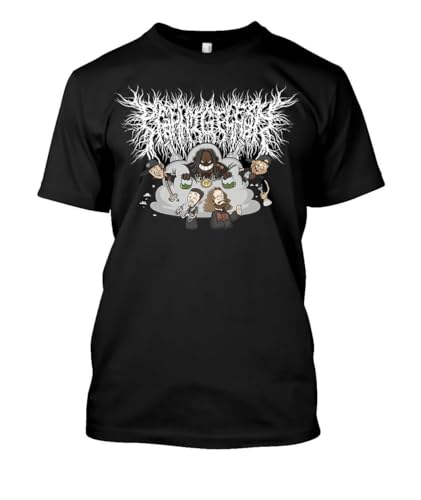 Peeling-Flesh Retro American T-Shirt Black M Peeling-Flesh Retro American T-Shirt Black M von huUKH7HGT