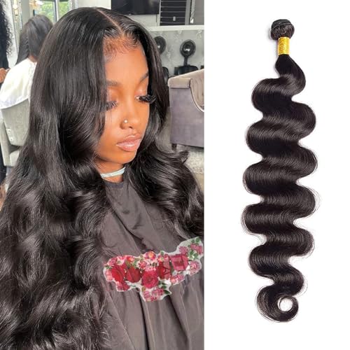 Huarisi Brazilian Body Wave Human Hair 1 Bundle 26 inch, Brazilian Human Hair Wavy Weaves Single Bundle, 10A Body Wave Bundles Virgin Hair Extensions for Black Women Double Weft Huarisi Brazilian Body Wave Human Hair 1 Bundle 26 inch, Brazilian Human Hair Wavy Weaves Single Bundle, 10A Body Wave Bundles Virgin Hair Extensions for Black Women Double Weft von huarisi