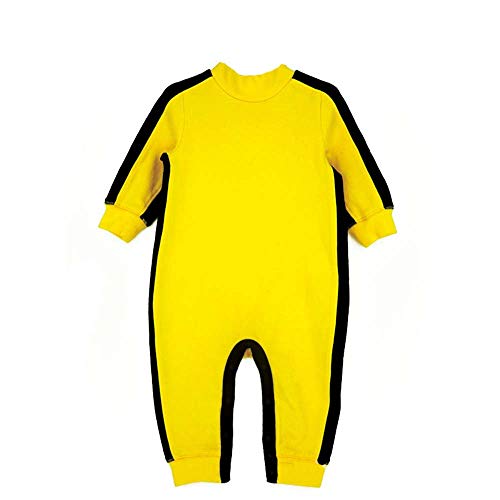 Kleinkind Baby Jungen Bruce Lee Langarm Overall Kung Fu Classic Strampler 0-36 Monate alt von huateng