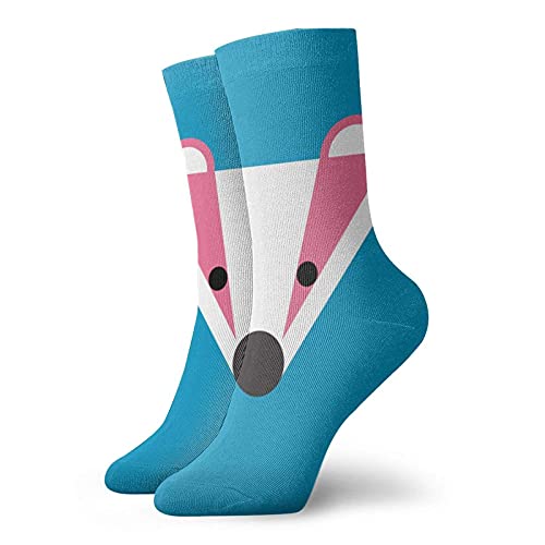 huatongxin Dachs in Rosa und Weiß Casual Socken für Männer Bunte Art und Weise kurze Socken von huatongxin