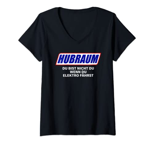 Damen hubraum du bist nicht du wenn du elektro fährst T-Shirt mit V-Ausschnitt Damen hubraum du bist nicht du wenn du elektro fährst T-Shirt mit V-Ausschnitt von hubraum du bist nicht du wenn du elektro fährst