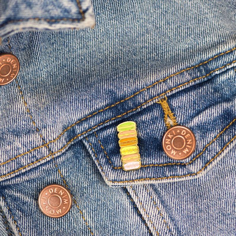 Macaron Emaille Pin Harte Foodie Geschenk Ansteckabzeichen Bäckerei Abschlussgeschenk Liebhaber Hard von huecompleteme