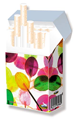 Huellsy - Zigarettenbox/Überzieher für Zigarettenschachteln (L-Schachteln) ohne Deckel Gr. Standard (13 Lollies / 1 Stück) von huellsy