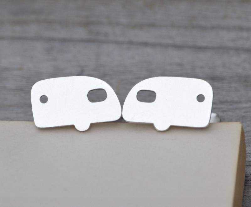 Caravan Manschettenknöpfe Personalisiertes Reisegeschenk von huiyitan