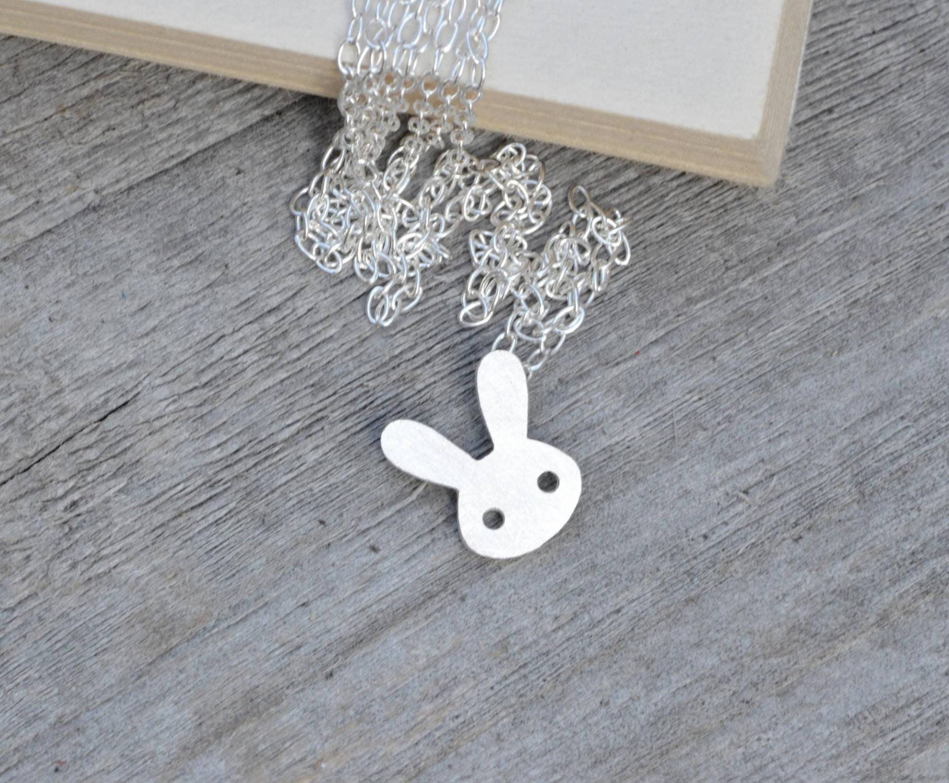Häschen-Kaninchen-Halskette Aus Sterlingsilber von huiyitan