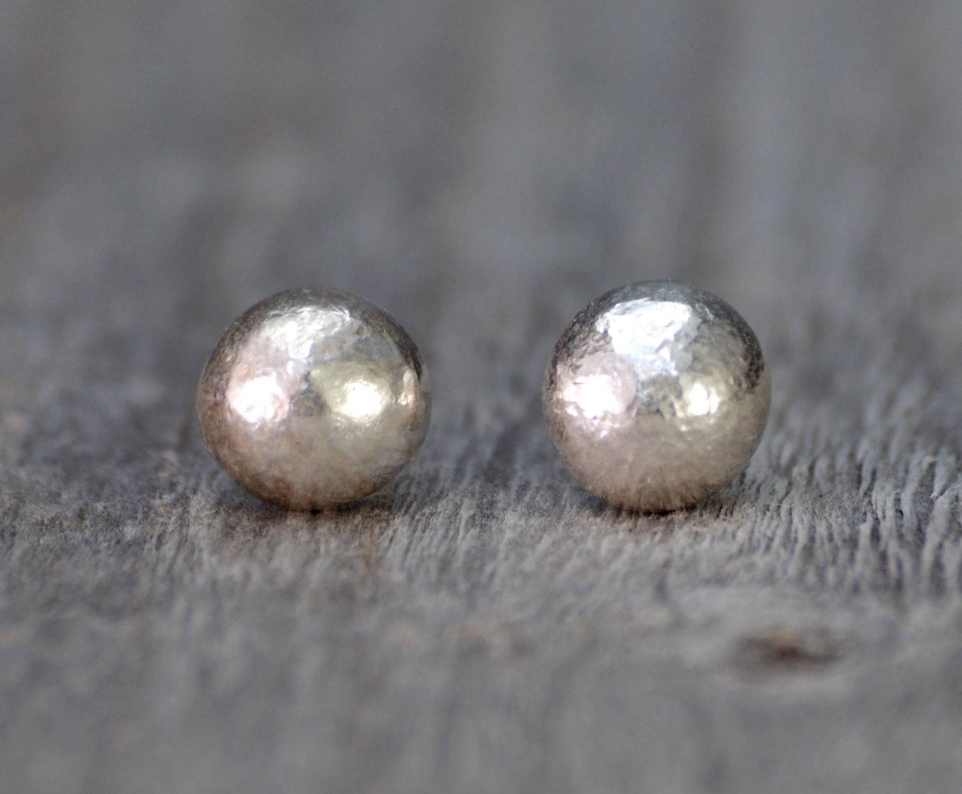 Pebble Ohrstecker Aus Recyceltem Sterling Silber, Tropfen von huiyitan