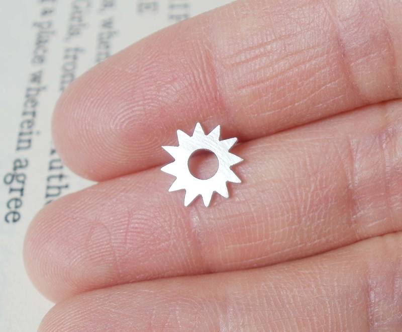 sterling Silber Sonnenschein Anstecknadel - Handgemachte Krawattennadel von huiyitan