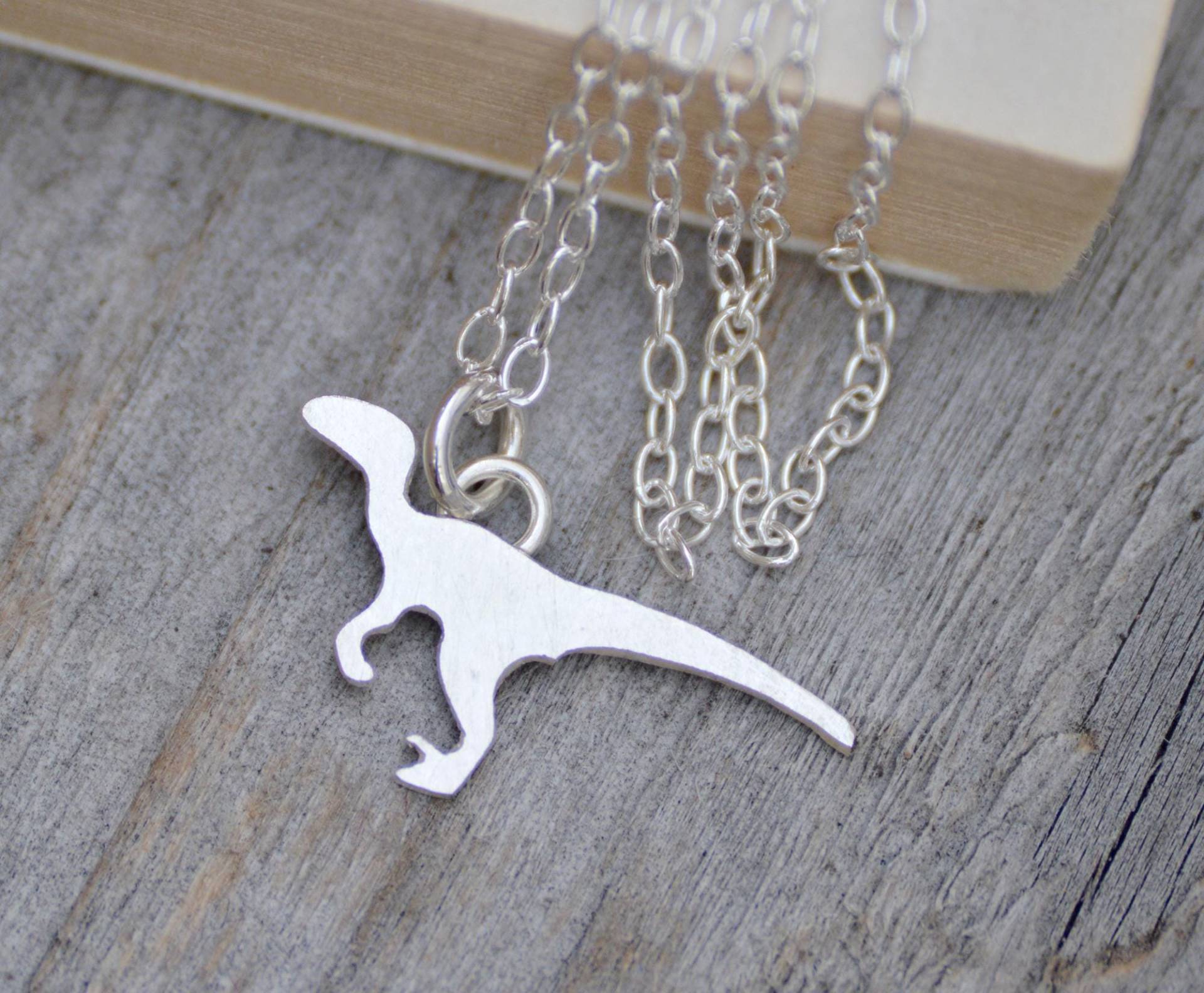 Velociraptor Halskette Aus Sterling Silber von huiyitan