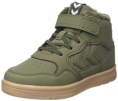 HUMMEL Camden Winter HIGH JR Sneaker, Olive Night, 33 EU von hummel