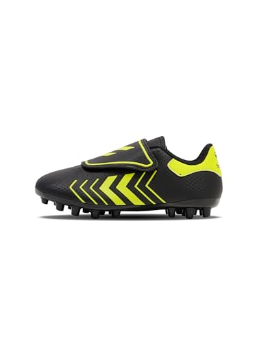 HUMMEL HATTRICK MG JR Football Shoe, Black/Yellow, 28 EU von hummel