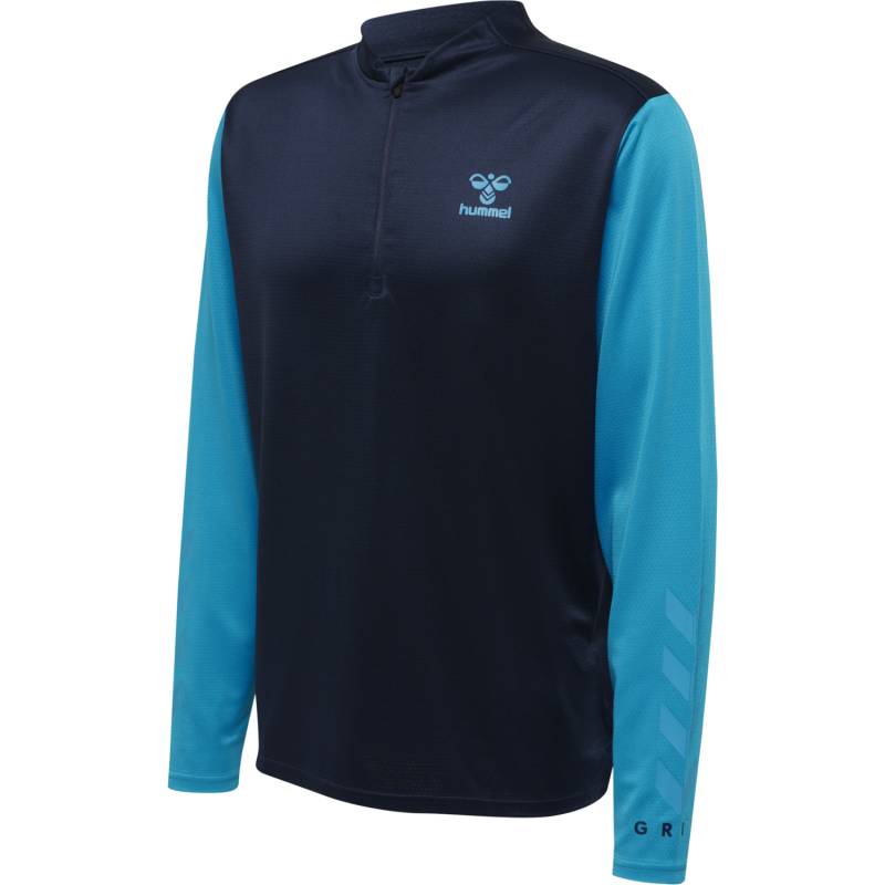 Hmlongrid 1/2 ZIP Poly Sweat von hummel