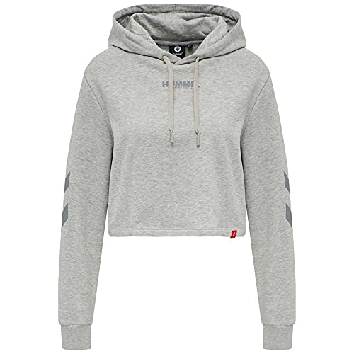 hummel Hmllegacy Cropped Hoodie Damen Athleisure von hummel