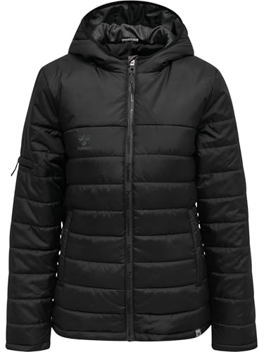 Hummel Damen Steppjacke North Quilted Hood 206688 Black/Asphalt XS von hummel