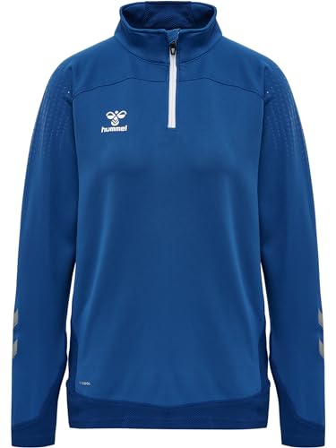 hummel Hmllead Half Zip Damen Multisport Jacke Mit Kurzem Reißverschluss von hummel