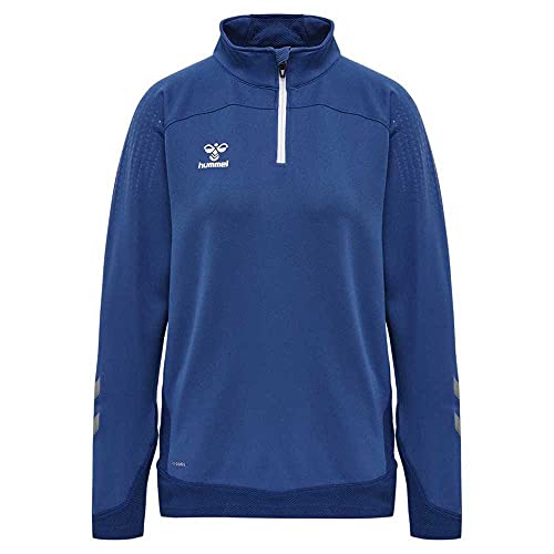 hummel Hmllead Half Zip Damen Multisport Jacke Mit Kurzem Reißverschluss von hummel