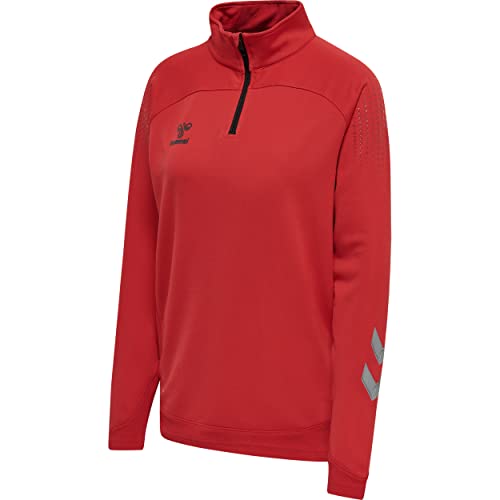 hummel Hmllead Half Zip Damen Multisport Jacke Mit Kurzem Reißverschluss von hummel