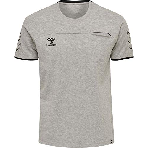 hummel Herren CIMA T-Shirt 205505 Grey Melange XL von hummel