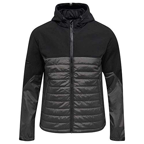 Hummel Herren Steppjacke North Hybrid 206681 Black/Asphalt L von hummel