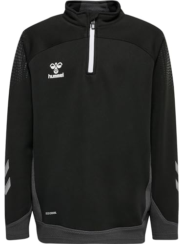 hummel Hmllead Half Zip Herren Multisport Sweatshirt Mit Kurzem Reißverschluss von hummel