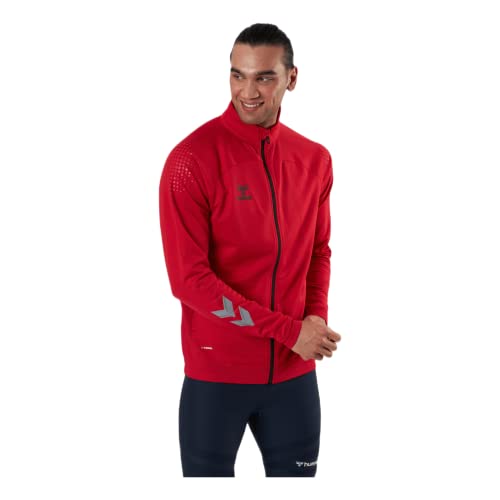 hummel Jacke Hmllead Multisport Herren Leichte Design Schnelltrocknend True Red Größe 3Xl von hummel