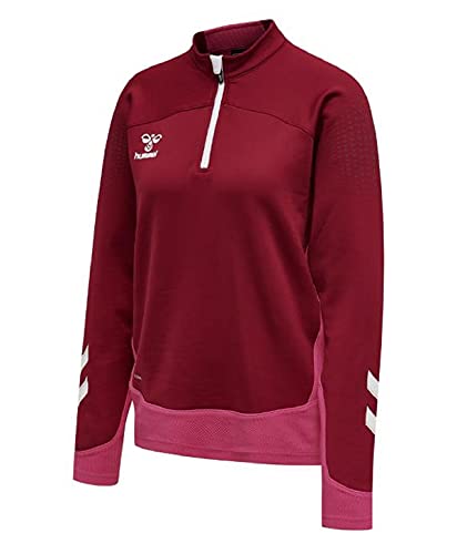 hummel Hmllead Half Zip Damen Multisport Jacke Mit Kurzem Reißverschluss von hummel