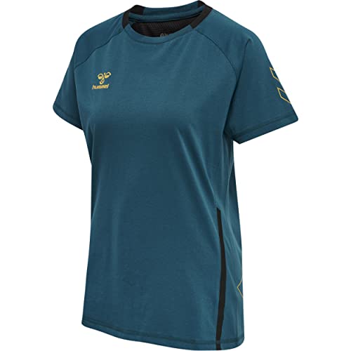 Hummel Hummel Sport & Leisure 211590 - hmlCIMA XK T-Shirt S/S Woman 7058 Blue C 7058 Blue Coral Gr. M von hummel