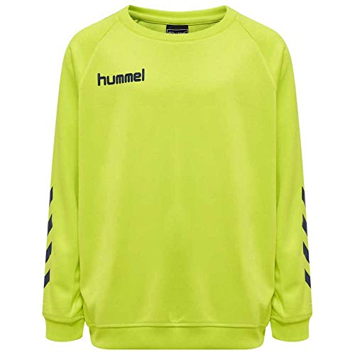 Hummel Kinder Sweatshirt Promo Poly 205875 Lime Punch 104 von hummel