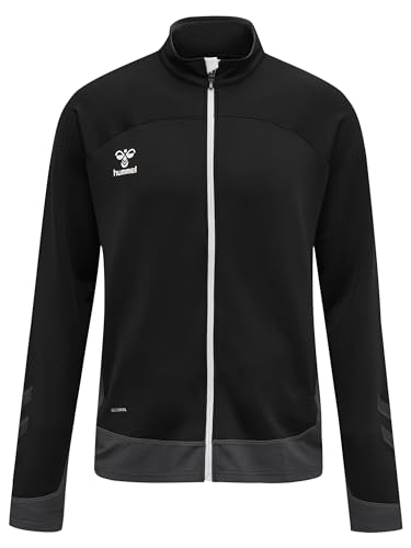 hummel hmlLEAD Poly Trainingsjacke Kids schwarz, 12 (152) Kinder von hummel