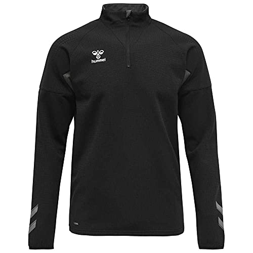 Hummel Lead Pro Jacke 1/2 Reißverschluss Herren schwarz Gr L von hummel