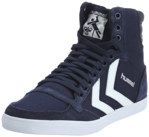 Hummel Slimmer Stadil High Canvas 63-111-7647 Sneaker Mode Unisex Erwachsene, blau, 41 EU von hummel