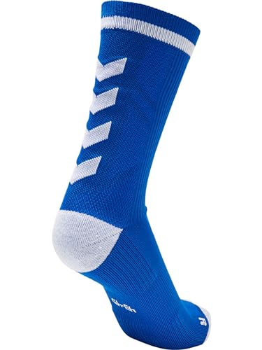 Hummel Sportsocken Elite Indoor Sock Low 204043 True Blue/White 35-38 von hummel