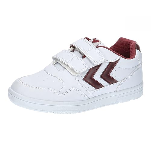 Hummel Unisex Kinder Camden Jr Sneaker, White Red, 27 EU von hummel