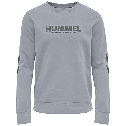 Hummel Unisex Pullover Legacy Sweatshirt 212571 Grey Melange L von hummel