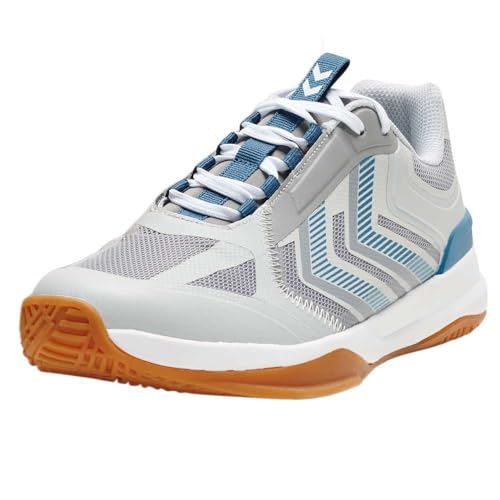 hummel Inventus Reach LX Indoor Handballschuhe grau/blau/lila 207321-2406, Schuhgröße:48.5 EU von hummel