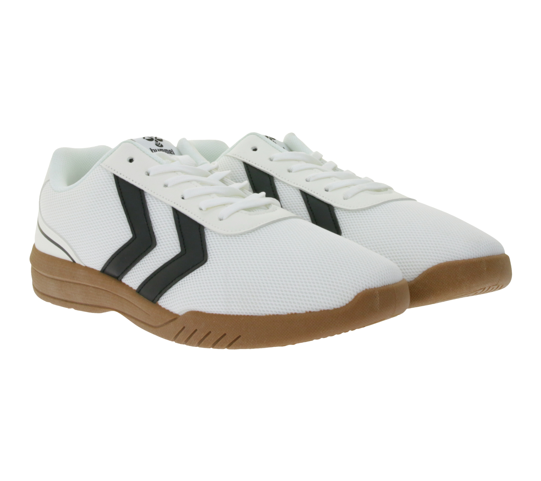 Sportlicher hummel Steady Game Sneaker mit rutschfester Außensohle Turn-Schuhe Sportschuhe 228856-9001 Weiß von hummel