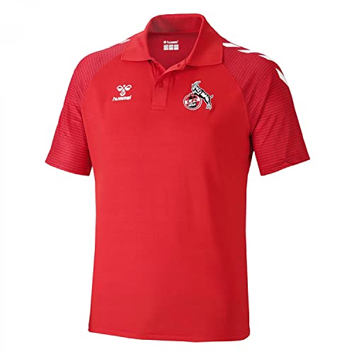 hummel 1. FC Köln Poloshirt Herren rot, M von hummel